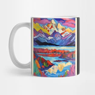 fauvism art of Alaska usa 4 Mug